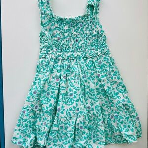 J.Crew Crewcuts Floral Block Print Smocked Dress